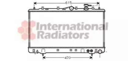 82002056 VAN WEZEL Радиатор, охлаждение двигател