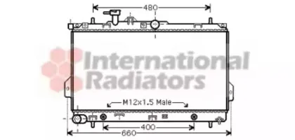 82002096 VAN WEZEL Радиатор, охлаждение двигател