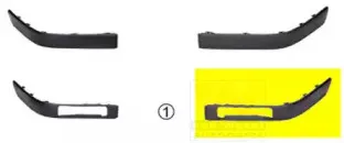 0322583 VAN WEZEL Облицовка, бампер