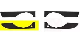 0326596 VAN WEZEL Рама, противотуманная фара