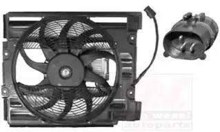 0639752 VAN WEZEL Вентилятор, конденсатор кондиционера