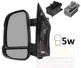 1651805 VAN WEZEL Наружное зеркало