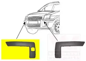 1811582 VAN WEZEL Облицовка, бампер