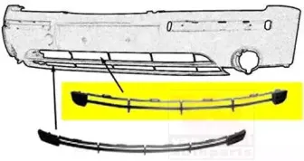 1828590 VAN WEZEL Решетка вентилятора, буфер