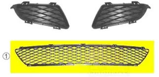 2754590 VAN WEZEL Решетка вентилятора, буфер