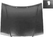 3021660 VAN WEZEL Капот двигателя