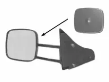 3788811 VAN WEZEL Наружное зеркало