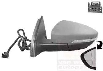 5740807 VAN WEZEL Наружное зеркало