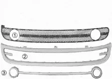 5803499 VAN WEZEL Решетка вентилятора, буфер