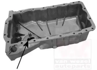 5888075 VAN WEZEL Масляный поддон