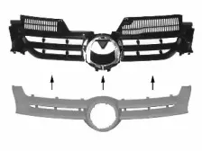 5894510 VAN WEZEL Решетка радиатора