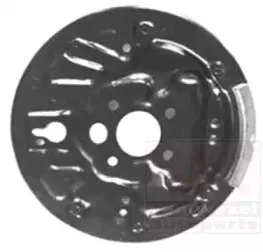 7620374 VAN WEZEL Крышка, тормозной барабан