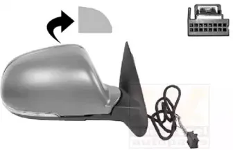 7623808 VAN WEZEL Наружное зеркало