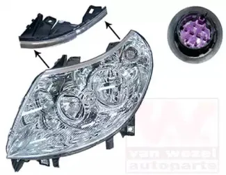 1651963M VAN WEZEL Основная фара