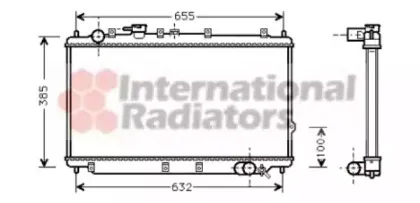 83002016 VAN WEZEL Радиатор, охлаждение двигател