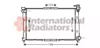 83002039 VAN WEZEL Радиатор, охлаждение двигател