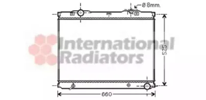 83002055 VAN WEZEL Радиатор, охлаждение двигател