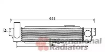 83004140 VAN WEZEL Интеркулер