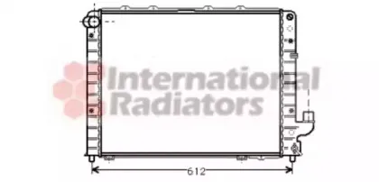 73002059 VAN WEZEL Радиатор, охлаждение двигател