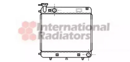30002085 VAN WEZEL Радиатор, охлаждение двигател
