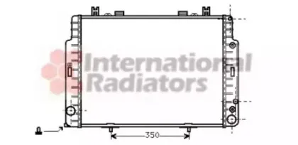 30002131 VAN WEZEL Радиатор, охлаждение двигател