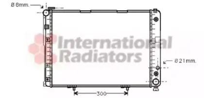 30002177 VAN WEZEL Радиатор, охлаждение двигател