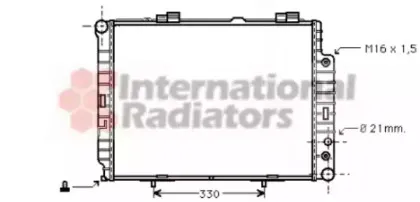 30002283 VAN WEZEL Радиатор, охлаждение двигател