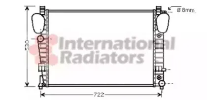 30002311 VAN WEZEL Радиатор, охлаждение двигател