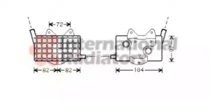 30003294 VAN WEZEL масляный радиатор, двигательное масло