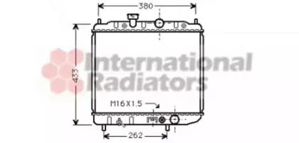 32002036 VAN WEZEL Радиатор, охлаждение двигател