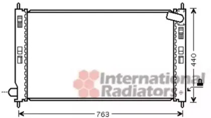 32002207 VAN WEZEL Радиатор, охлаждение двигател