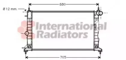 37002323 VAN WEZEL Радиатор, охлаждение двигател