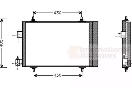 40005193 VAN WEZEL Конденсатор, кондиционер