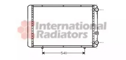 43002155 VAN WEZEL Радиатор, охлаждение двигател