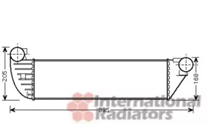 43004397 VAN WEZEL Интеркулер
