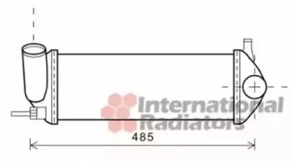 43004471 VAN WEZEL Интеркулер