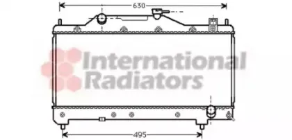 53002283 VAN WEZEL Радиатор, охлаждение двигател