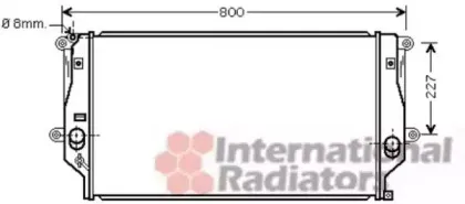 53002401 VAN WEZEL Радиатор, охлаждение двигател