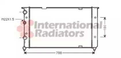 58002103 VAN WEZEL Радиатор, охлаждение двигател