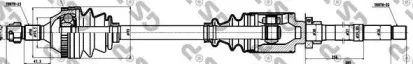 210188 GSP Приводной вал