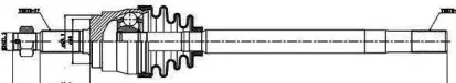 216012 GSP Приводной вал