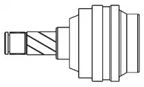 618002 GSP Шарнирный комплект, приводной вал