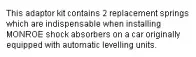 AK220 MONROE Комплект болтов, корпус опоры амортизатора / колесн. подшипн