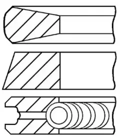 08-102900-00 GOETZE ENGINE Комплект поршневых колец