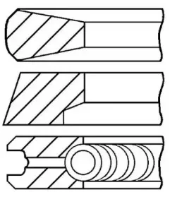 08-740000-00 GOETZE ENGINE Комплект поршневых колец