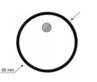 MG-28 MOTORAD Прокладка, термостат