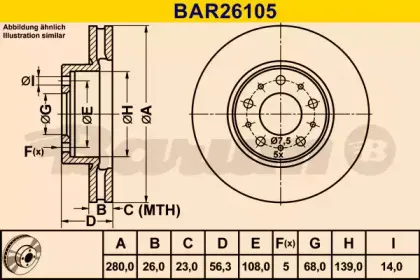 BAR26105 BARUM