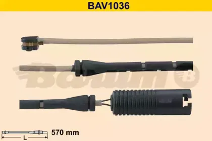 BAV1036 BARUM Сигнализатор, износ тормозных колодок