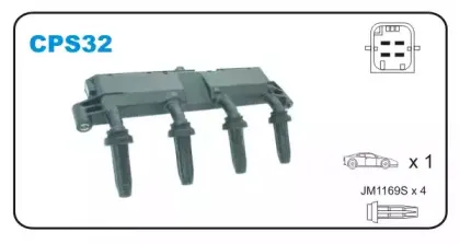 CPS32 JANMOR Катушка зажигания