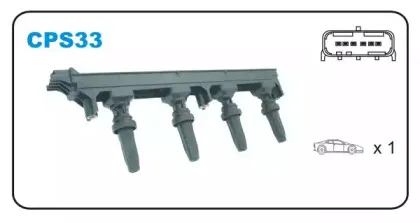 CPS33 JANMOR Катушка зажигания